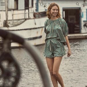 Doen Shore Top in Sunrise Paisley